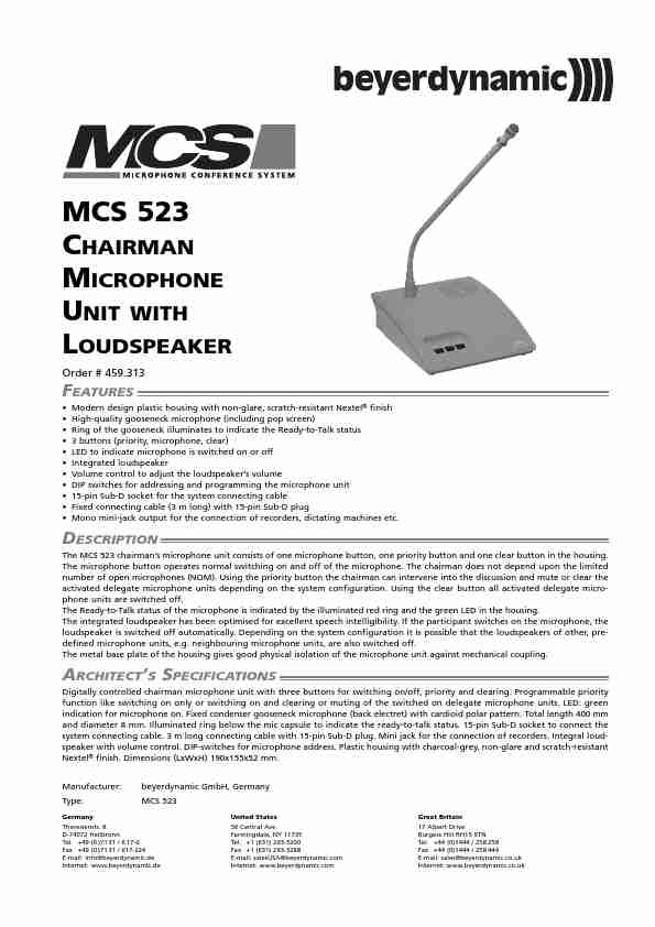 Beyerdynamic Microphone MCS 523-page_pdf